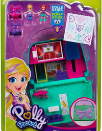 Polly Pocket Pocket World Mini Mall Escape Compact with Surprise Reveals, Micro Dolls & Accessories [Amazon Exclusive]
