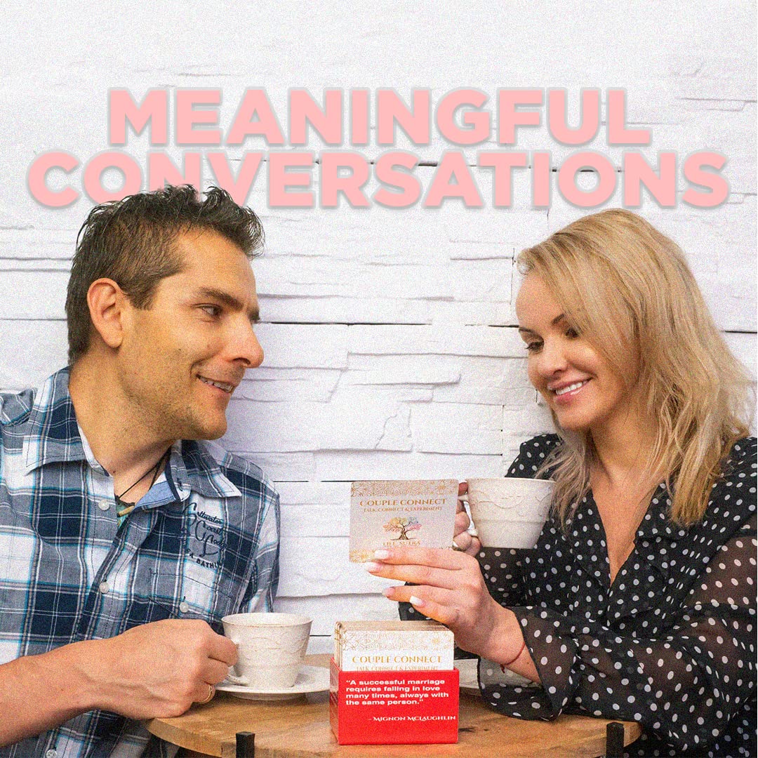 Couple Reconnect Game - Couples Game for Married Couples -150+ Couples Conversation Cards - Speak Your Love Language - Card Game for Couples - Designed by an American Psychologist