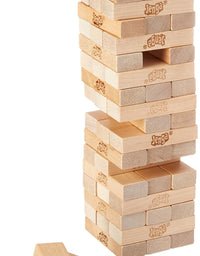 Jenga Game Wooden Blocks Stacking Tumbling Tower Kids Game Ages 6 and Up (Amazon Exclusive)

