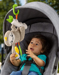 Fisher-Price Slow Much Fun Stroller Sloth 0+ kids , Brown/Yellow/Green
