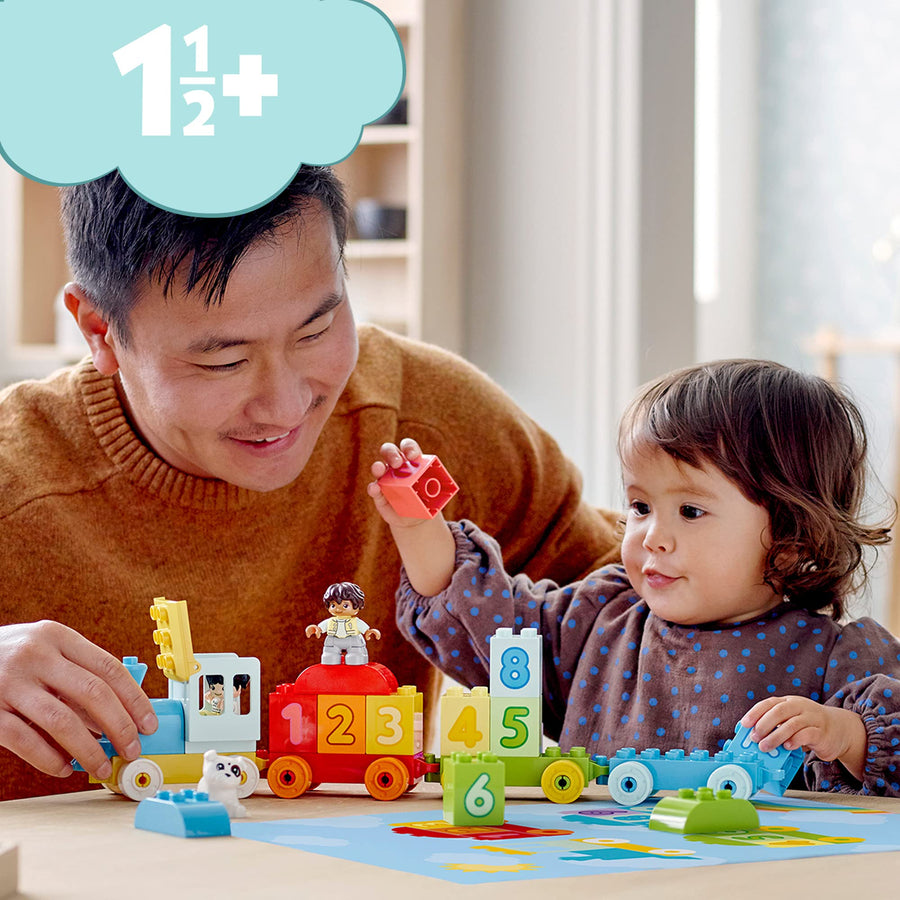 LEGO DUPLO My First Number Train - Learn to Count 10954 Building Toy; Introduce Toddlers to Numbers and Counting; New 2021 (23 Pieces)