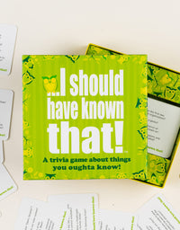 Hygge Games ...I should have known that! Trivia Game Green
