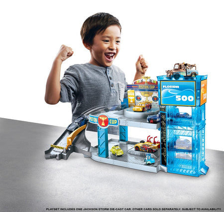 Disney Pixar Cars Florida 500 Racing Garage [Amazon Exclusive]