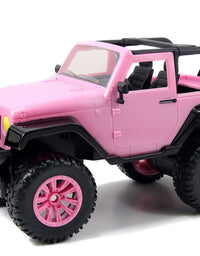 Jada Toys GIRLMAZING Big Foot Jeep R/C Vehicle (1:16 Scale), Pink
