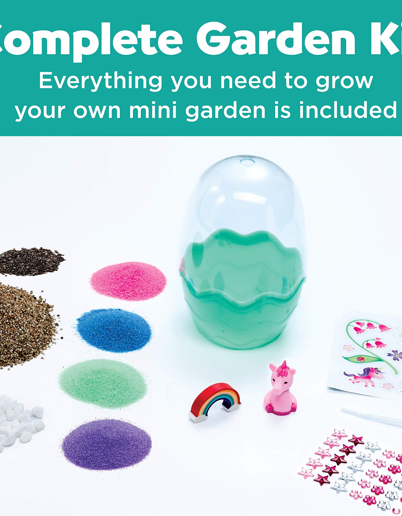 Creativity for Kids Mini Garden - Mermaid Terrarium – Mermaid Gifts for Girls and Boys