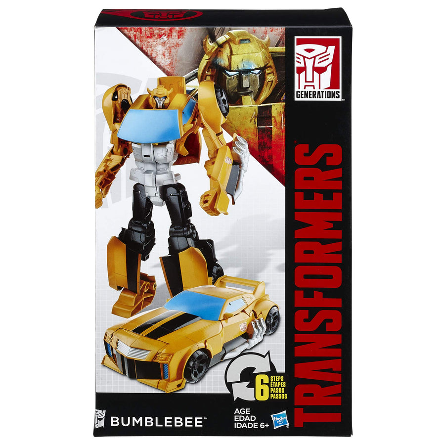 Transformers Toys Heroic Bumblebee Action Figure - Timeless Large-Scale Figure, Changes into Yellow Toy Car, 11" (Amazon Exclusive)