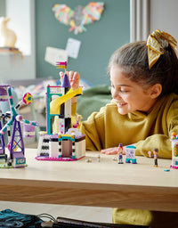 LEGO Friends Magical Ferris Wheel and Slide 41689 Building Kit for Kids Theme Park with 3 Mini-Dolls; New 2021 (545 Pieces)
