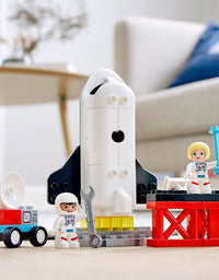 LEGO DUPLO Town Space Shuttle Mission 10944 Building Toy; Space Shuttle Creative Learning Playset, New 2021 (23 Pieces)
