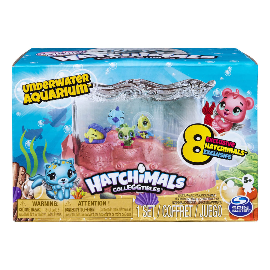 Hatchimals CollEGGtibles, Mermal Magic Underwater Aquarium with 8 Exclusive, for Kids Aged 5 and Up, Amazon Exclusive