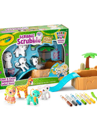 Crayola Scribble Scrubbie Safari Animals Tub Set, Toys for Girls & Boys, Gift for Kids, Age 3, 4, 5, 6

