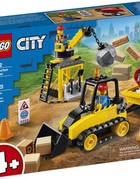 LEGO City Construction Bulldozer 60252 Toy Construction Set, Cool Building Set for Kids (126 Pieces)
