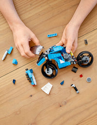 LEGO Creator 3in1 Superbike 31114 Toy Motorcycle Building Kit; Makes a Great Gift for Kids Who Love Motorbikes and Creative Building, New 2021 (236 Pieces)
