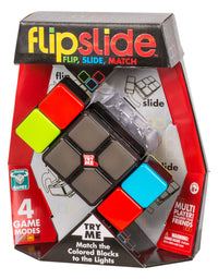 Flipslide Game, Electronic Handheld Game | Flip, Slide, and Match the Colors to Beat the Clock - 4 Game Modes - Multiplayer Fun
