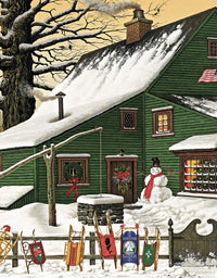 Buffalo Games - Charles Wysocki - Cocoa Break at The Copperfields - 500 Piece Jigsaw Puzzle Multi, 21.25"L X 15"W
