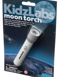 4M 3808 KidzLabs Moon Torch Projector Astronomy Science STEM Toys Educational Gift for Kids & Teens, Girls & Boys
