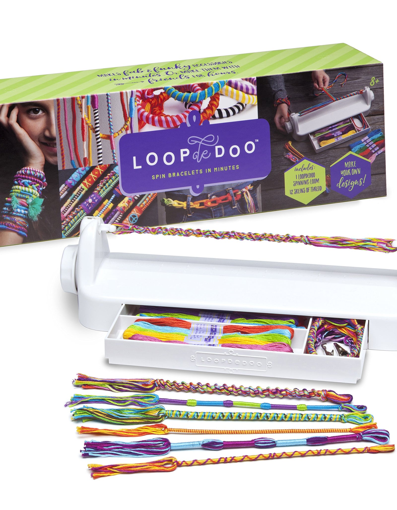 Loopdedoo – DIY Friendship Bracelet Maker Kit – Make Bracelets In Minutes – Award-Winning Craft Kit