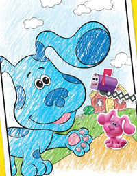 Crayola Blues Clues Coloring Book with Stickers, Gift for Kids, 96 Pages, Ages 3, 4, 5, 6
