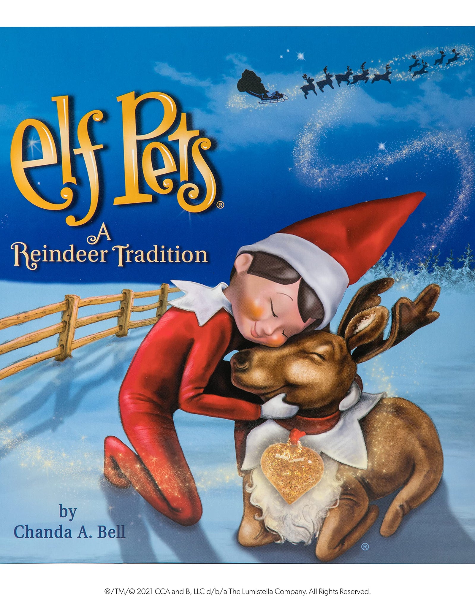 Elf Pets A Reindeer Tradition