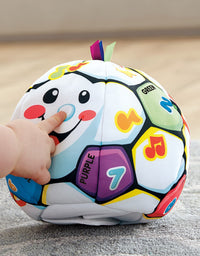Fisher-Price Laugh & Learn Singin' Soccer Ball, Multicolor
