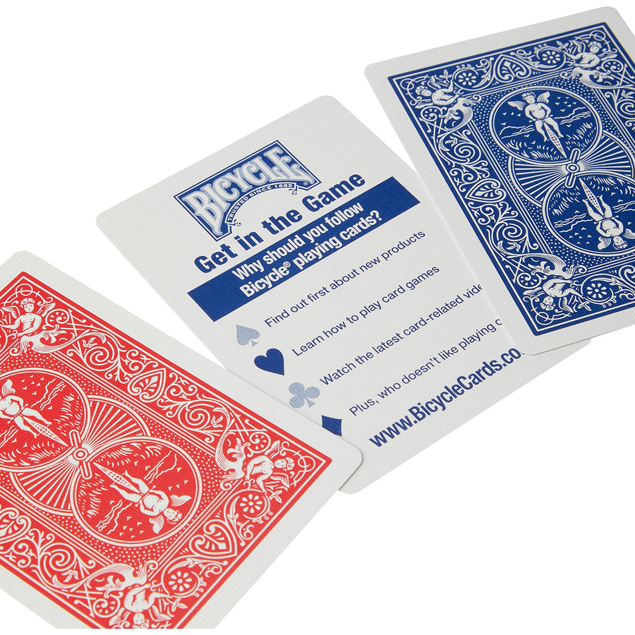 Bicycle Playing Cards - Poker Size, [Colors May Vary: Red, Blue or Black]