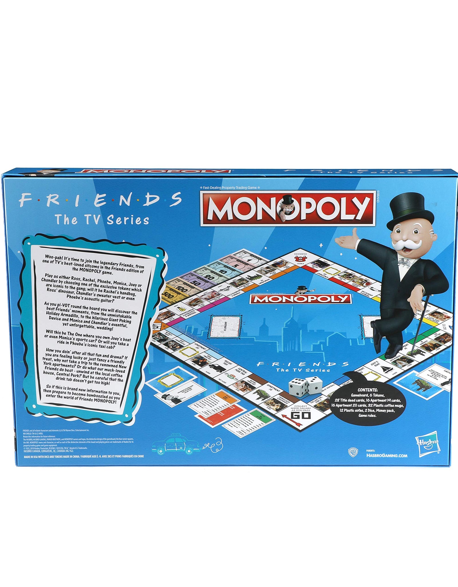 MONOPOLY: Friends The TV Series Edition Board Game for Ages 8 and Up; Game for Friends Fans (Amazon Exclusive)