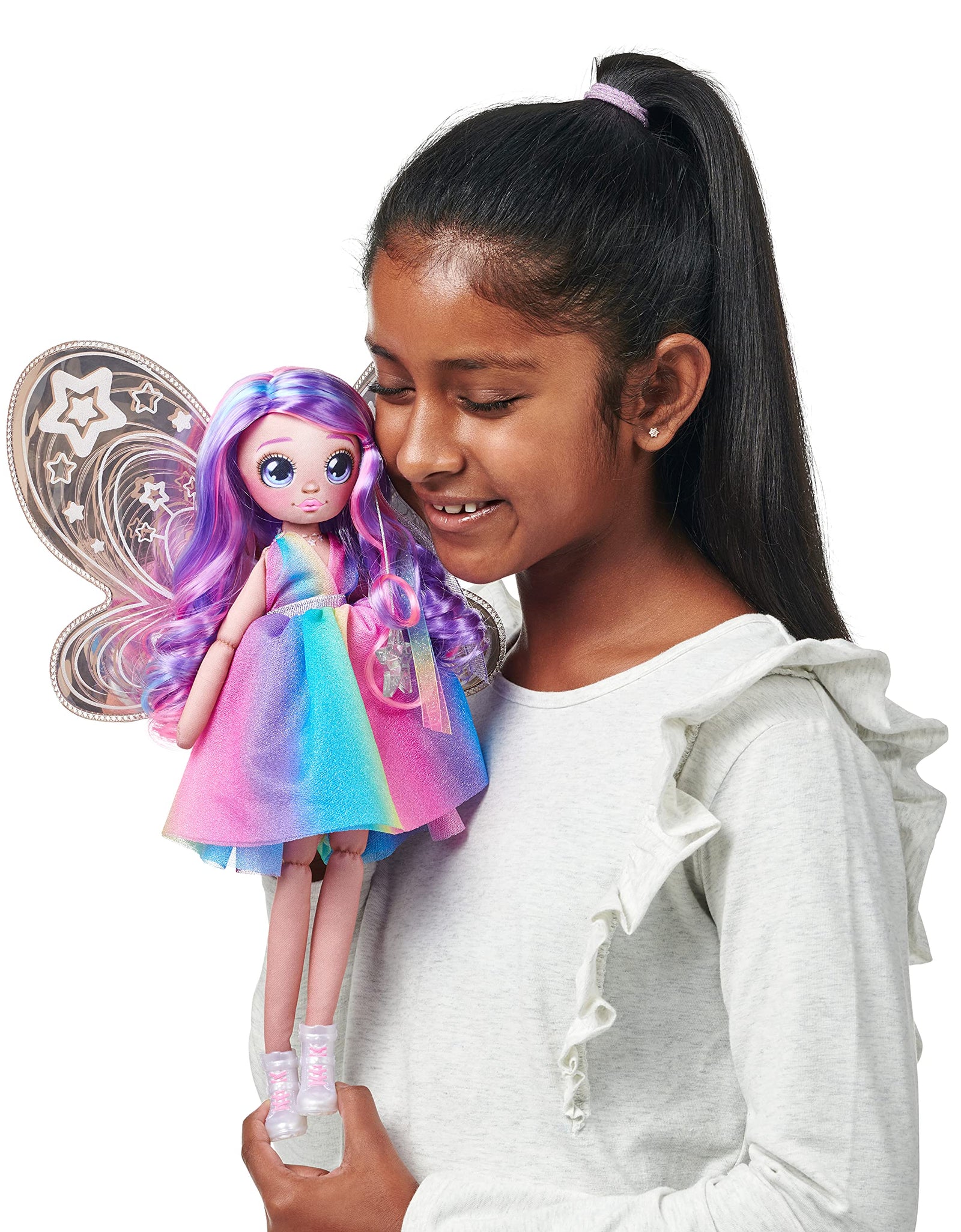 Dream Seekers Light Up Doll Pack – 1pc Toy | Magical Light Up Fairy Fashion Doll Stella, Multicolor (13827)