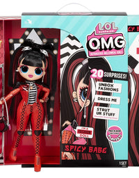 LOL Surprise OMG Spicy Babe Fashion Doll - Dress Up Doll Set with 20 Surprises for Girls and Kids 4+
