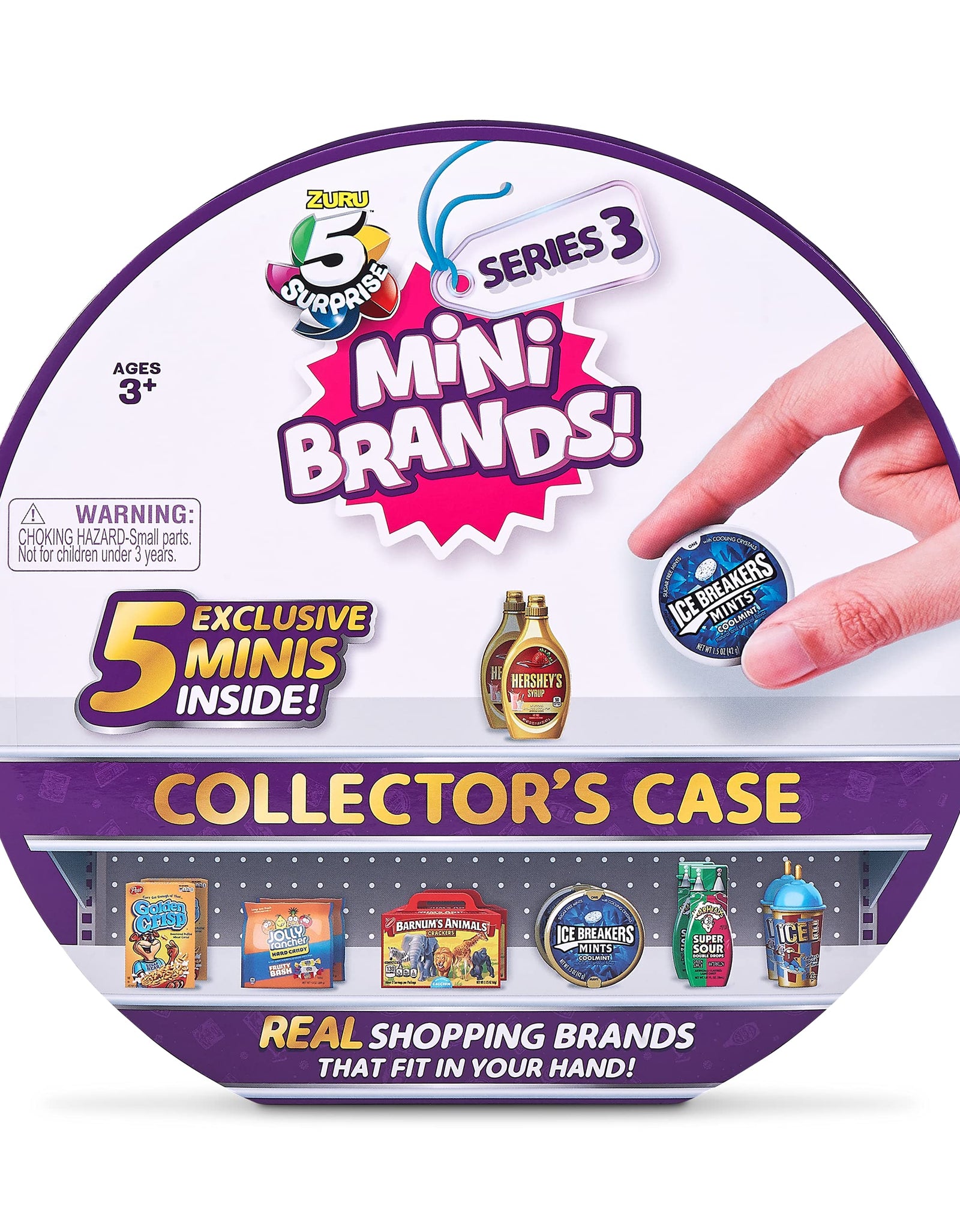 5 Surprise Mini Brands Collector's Kit Series 1 - Amazon Exclusive Mystery Capsule Real Miniature Brands by Zuru (3 Capsules + 1 Collector's Case)