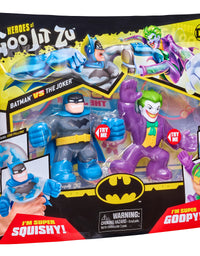 Heroes of Goo Jit Zu DC Versus Pack Batman vs Joker - Squishy, Stretchy, Gooey 2 Pack
