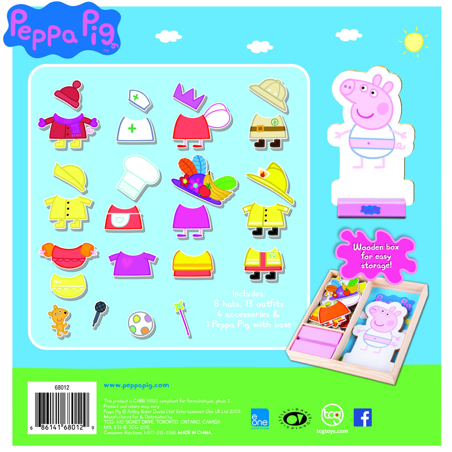 Peppa Pig Magnetic Wood Dress Up Puzzle (25 Piece)