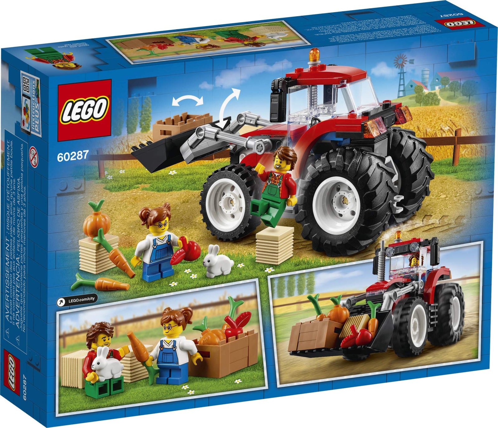 LEGO City Tractor 60287 Building Kit; Cool Toy for Kids, New 2021 (148 Pieces)