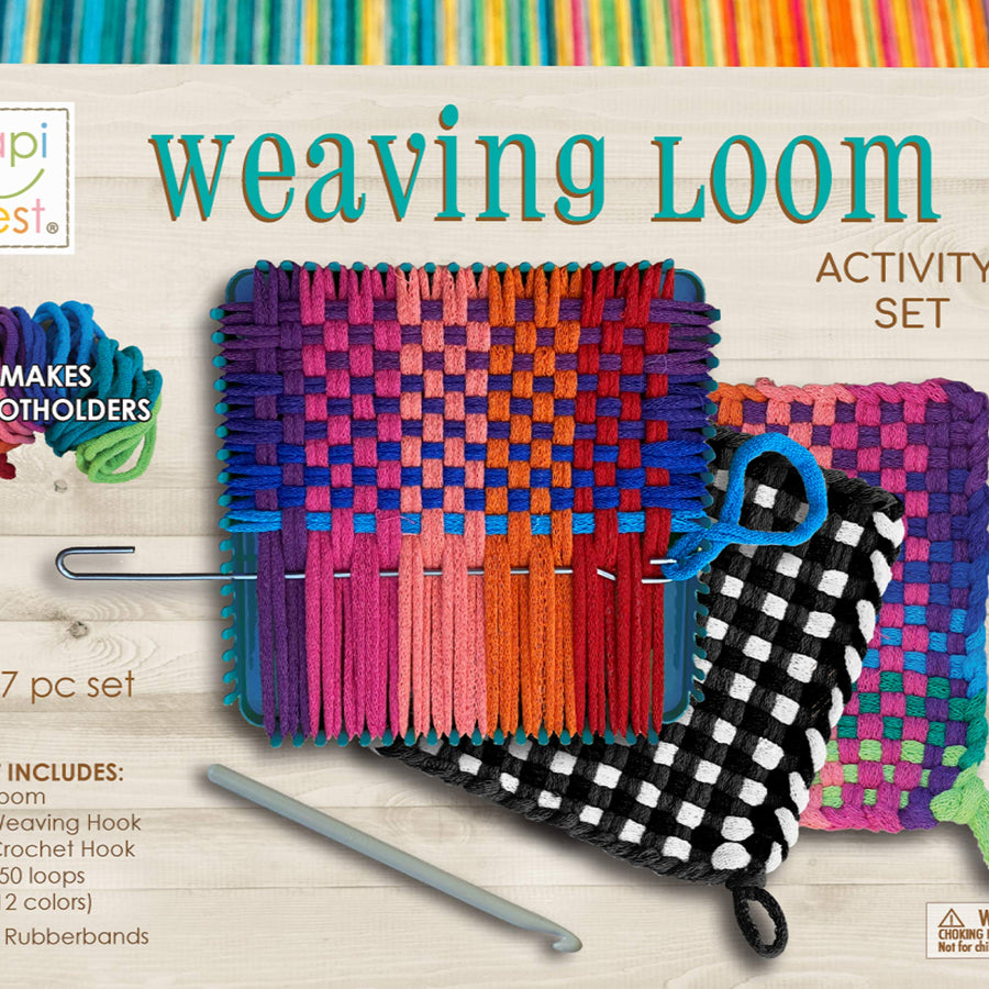 Make Your Own Potholders Weaving Loom Kit Arts and Crafts Kit for Kids Girls and Boys Ages 6 7 8 9 10 11 12 13 Years Old and Up