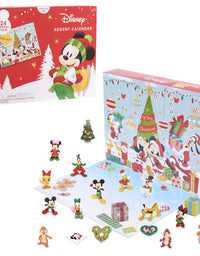 Disney Classic Advent Calendar, 32 Pieces, Figures, Decorations, and Stickers, by Just Play
