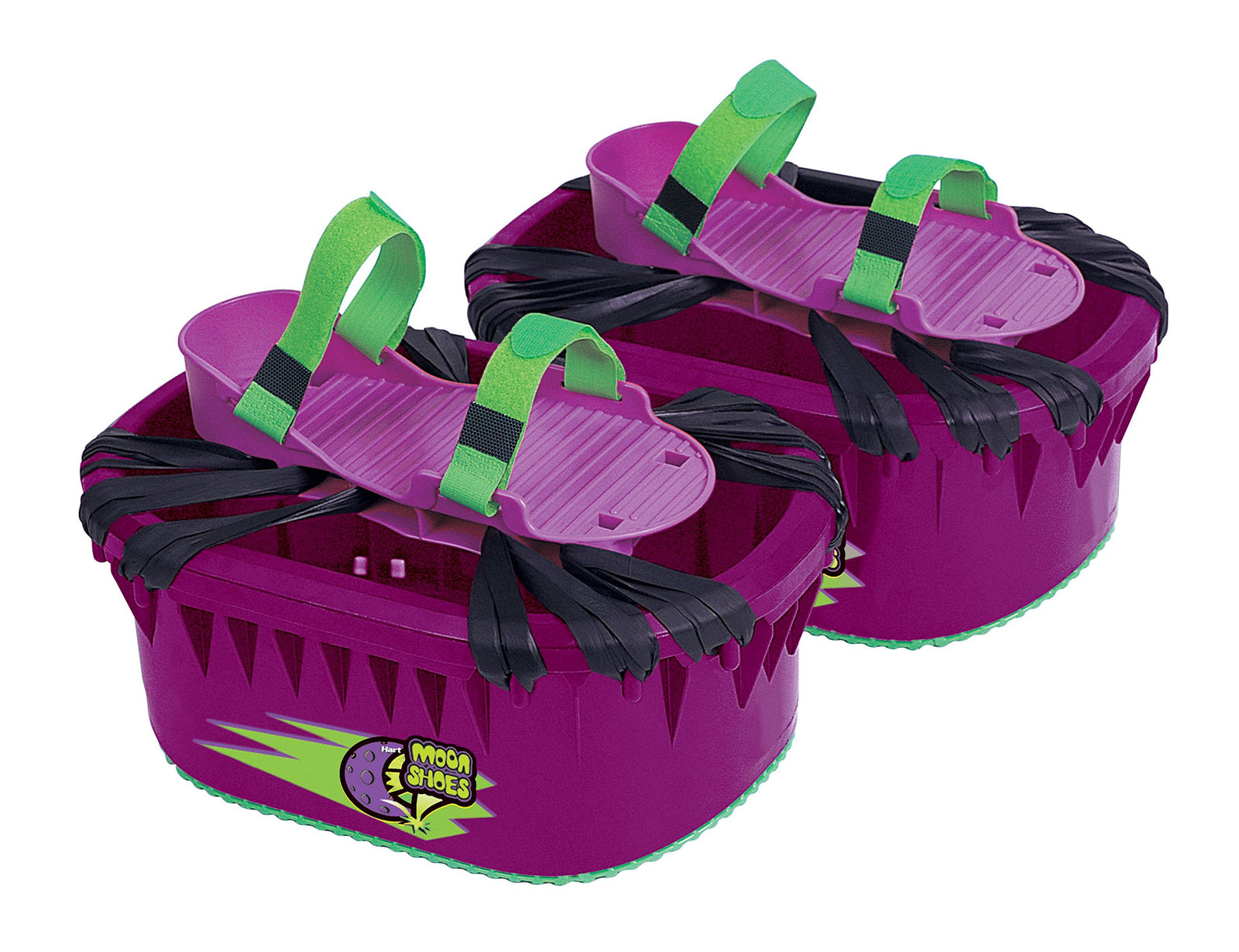 Big Time Toys Moon Shoes Bouncy Shoes, Mini Trampolines For your Feet, One Size, Black, New and improved, Bounce your way to fun, Very durable, No tool assembly, Athletic development, up to 160 lbs
