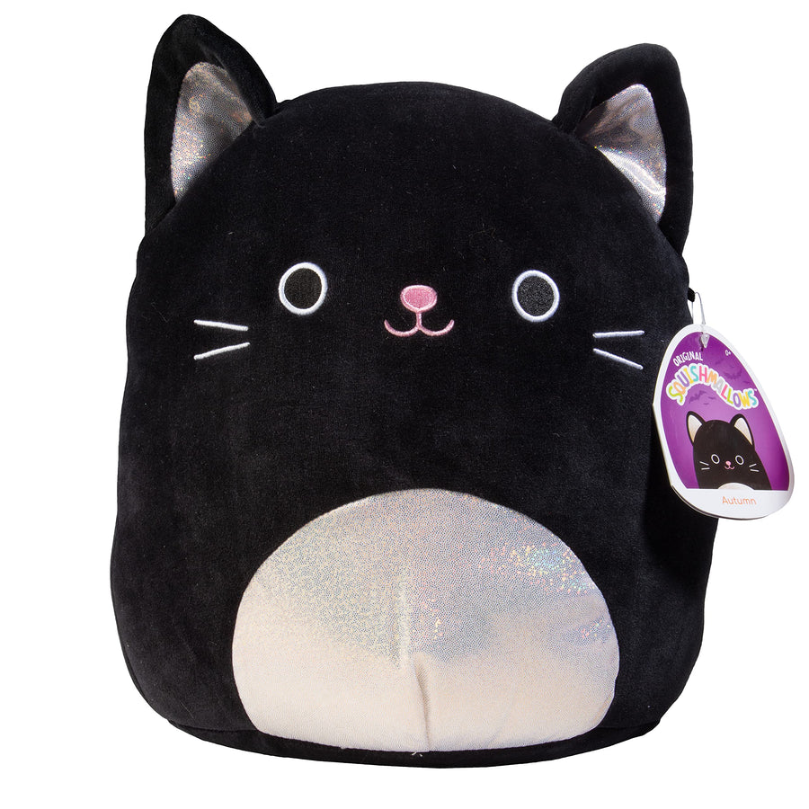 Squishmallow 12" Autumn The Black Cat - Cute and Soft Plush Stuffed Animal Toy - Great Gift for Kids - Official Kellytoy