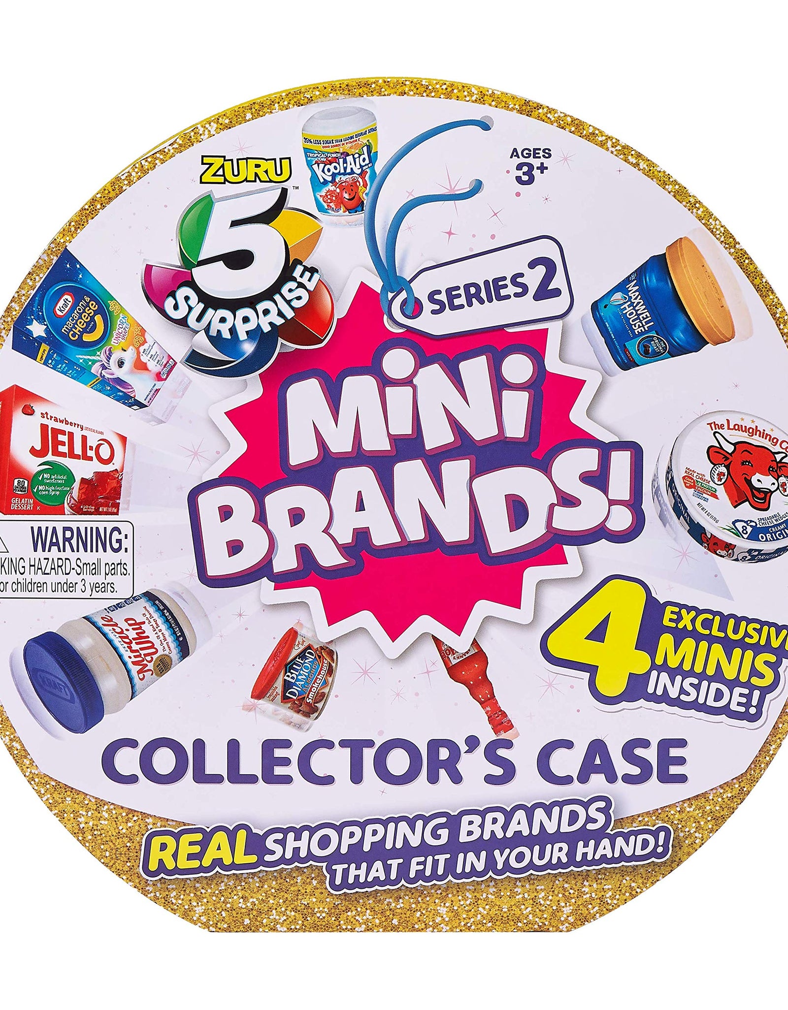 5 Surprise Mini Brands Collector's Case Series 2 (Comes with 4 Exclusive Minis) 4 Exclusive Minis by ZURU, 7785