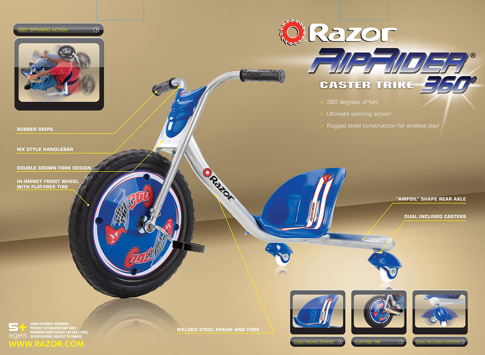 Razor 360 Caster Trike