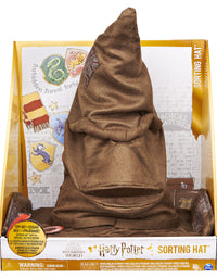 Wizarding World Harry Potter, Talking Sorting Hat with 15 Phrases for Pretend Play, Kids Toys for Ages 5 and up
