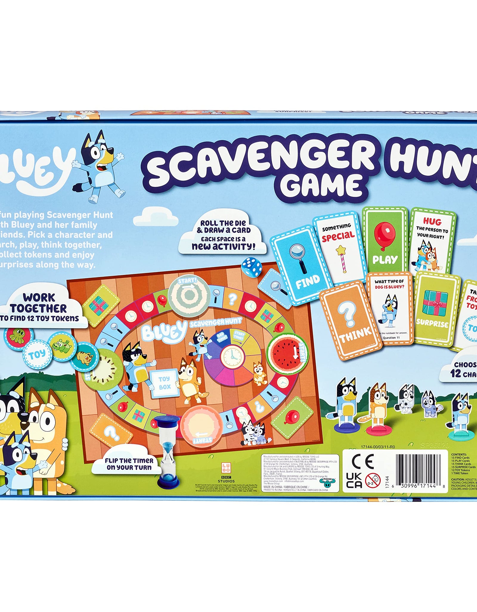 Bluey Scavenger Hunt Game, Multicolor (17144)