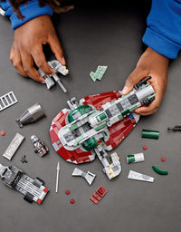LEGO Star Wars Boba Fett’s Starship 75312 Fun Toy Building Kit; Awesome Gift Idea for Kids; New 2021 (593 Pieces)
