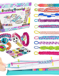 Friendship Bracelet Making Kit for Girls,DIY Jewelry Arts Craft Gifts Toys,Travel Rewarding Activity,Birthday Christmas Gifts for Teen Girls Age 6-12
