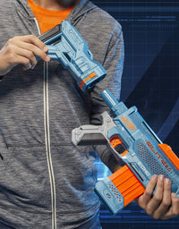 NERF Elite 2.0 Echo CS-10 Blaster -- 24 Official Darts, 10-Dart Clip, Removable Stock and Barrel Extension, 5 Tactical Rails
