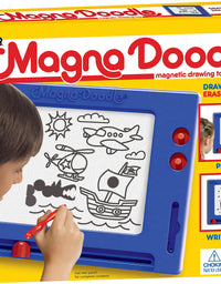 Cra-Z-Art Retro Magna Doodle Magnetic Drawing Board for kids 3 and up, Blue/White

