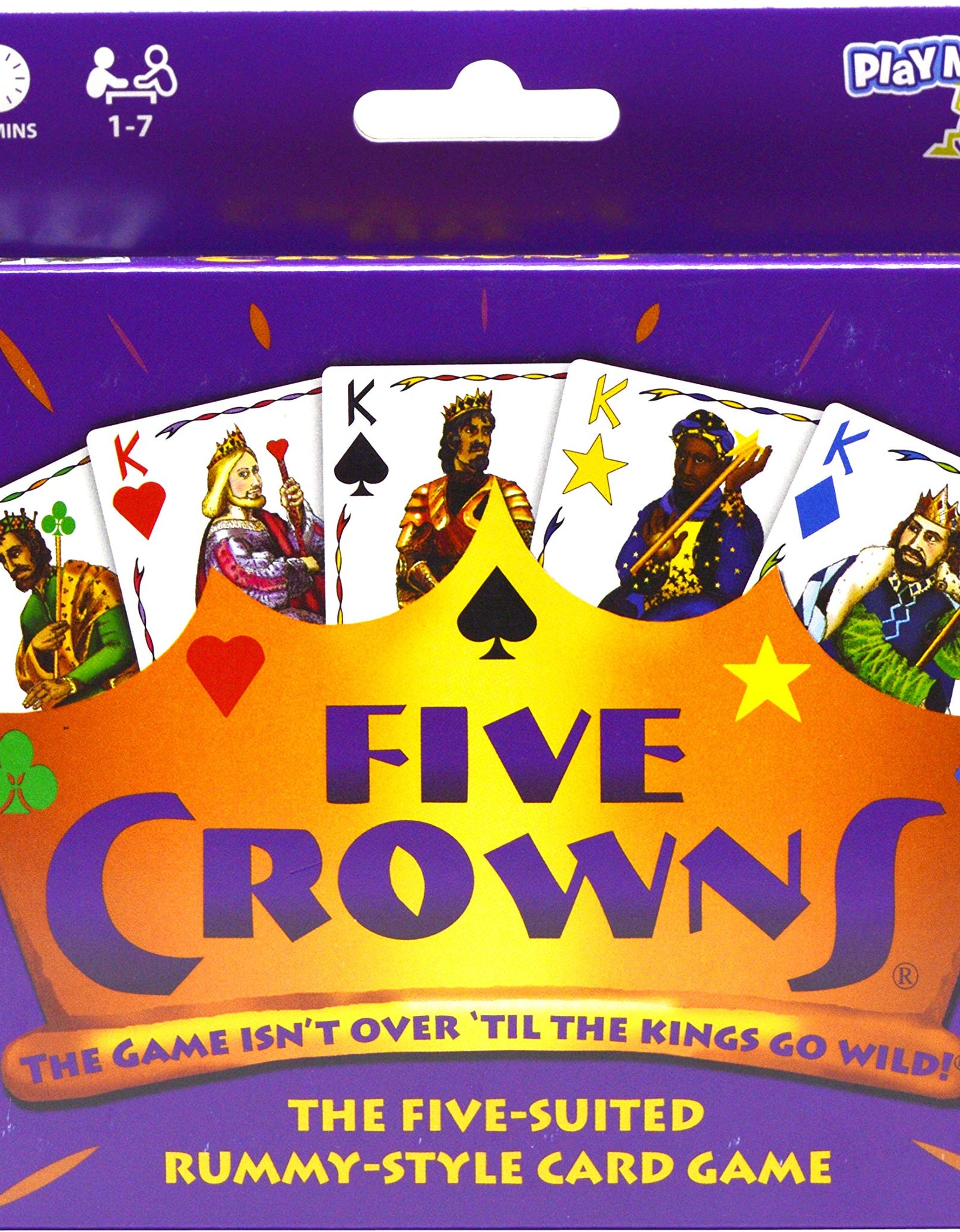 SET Enterprises Five Crowns Card Game Purple