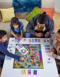 Hasbro Gaming The Game of Life Game, Family Board Game for 2-4 Players, Indoor Game for Kids Ages 8 and Up, Pegs Come in 6 Colors
