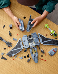 LEGO Star Wars The Bad Batch Attack Shuttle 75314 Awesome Toy with 2 Speeders Minifigures of Bad Batch Clones (969 Pieces)
