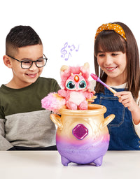 Magic Mixies Magical Misting Cauldron with Interactive 8 inch Pink Plush Toy and 50+ Sounds and Reactions
