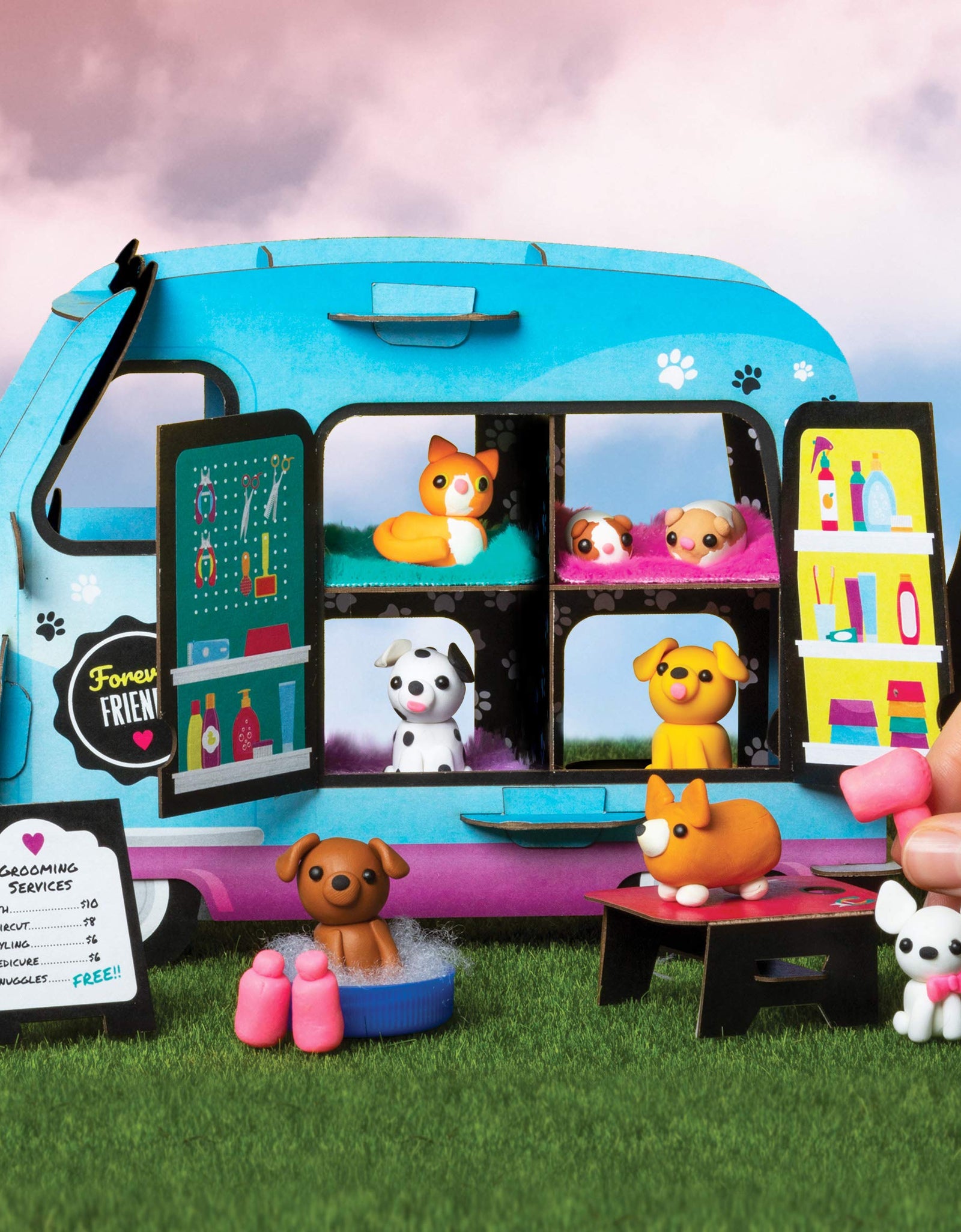 Klutz Mini Clay World Pet Adoption Truck Craft Kit