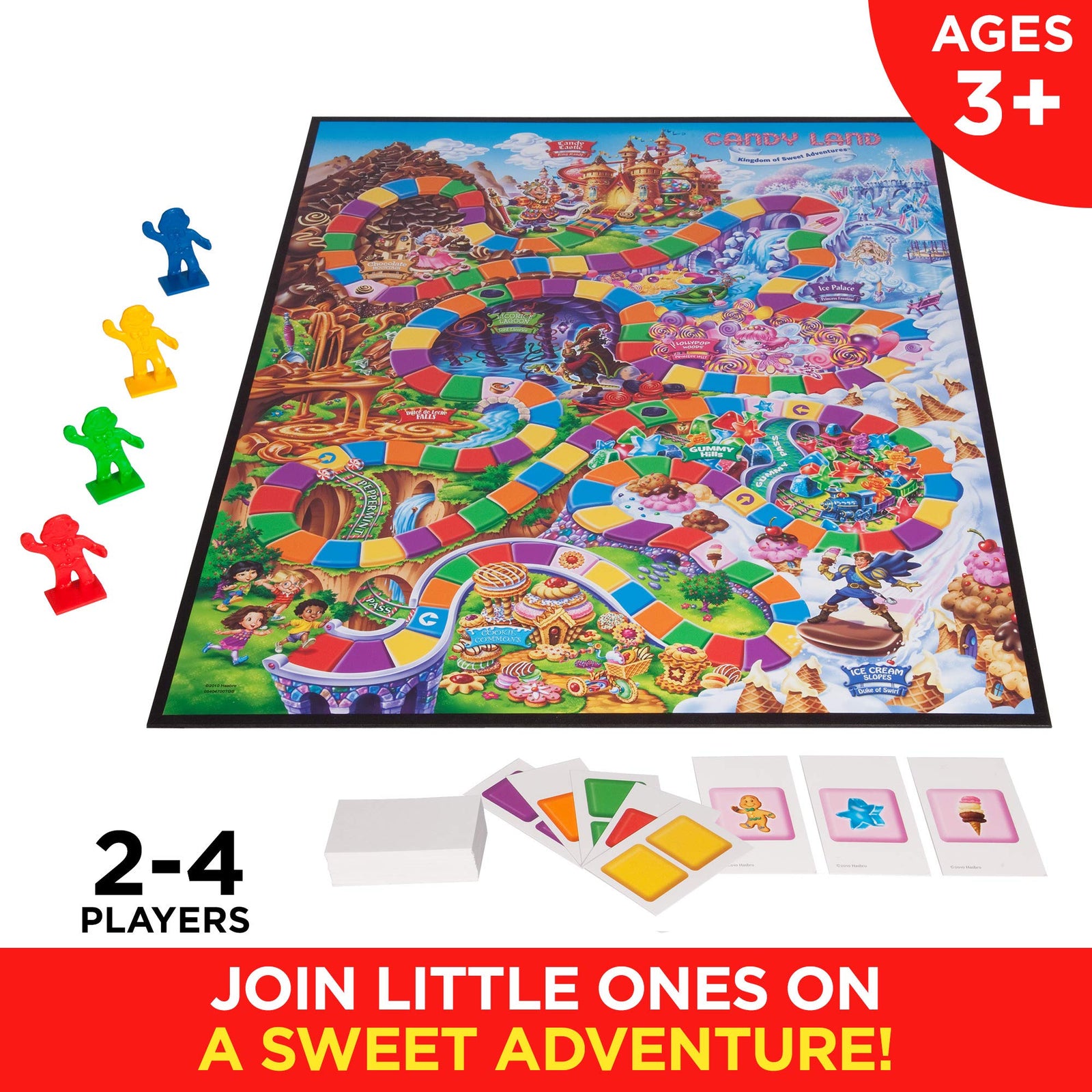 Candy Land Kingdom of Sweet Adventures Board Game for Kids Ages 3 and Up (Amazon Exclusive)
