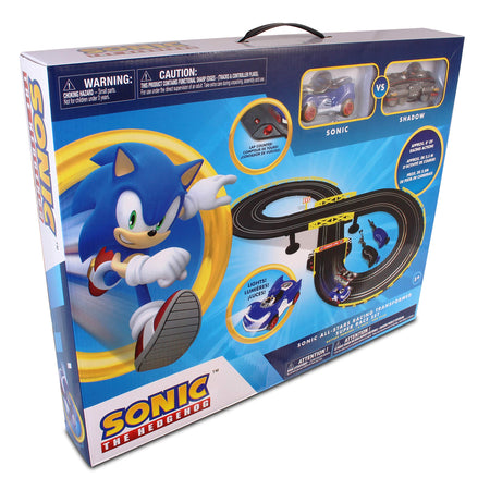NKOK Sonic & Shadow RC Slot Car Set Race Set Vehicle